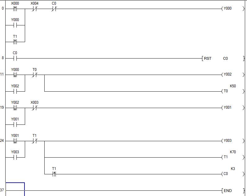 大朗智通培訓，PLC培訓，電工培訓，工業機器人培訓/小車往返運料案例