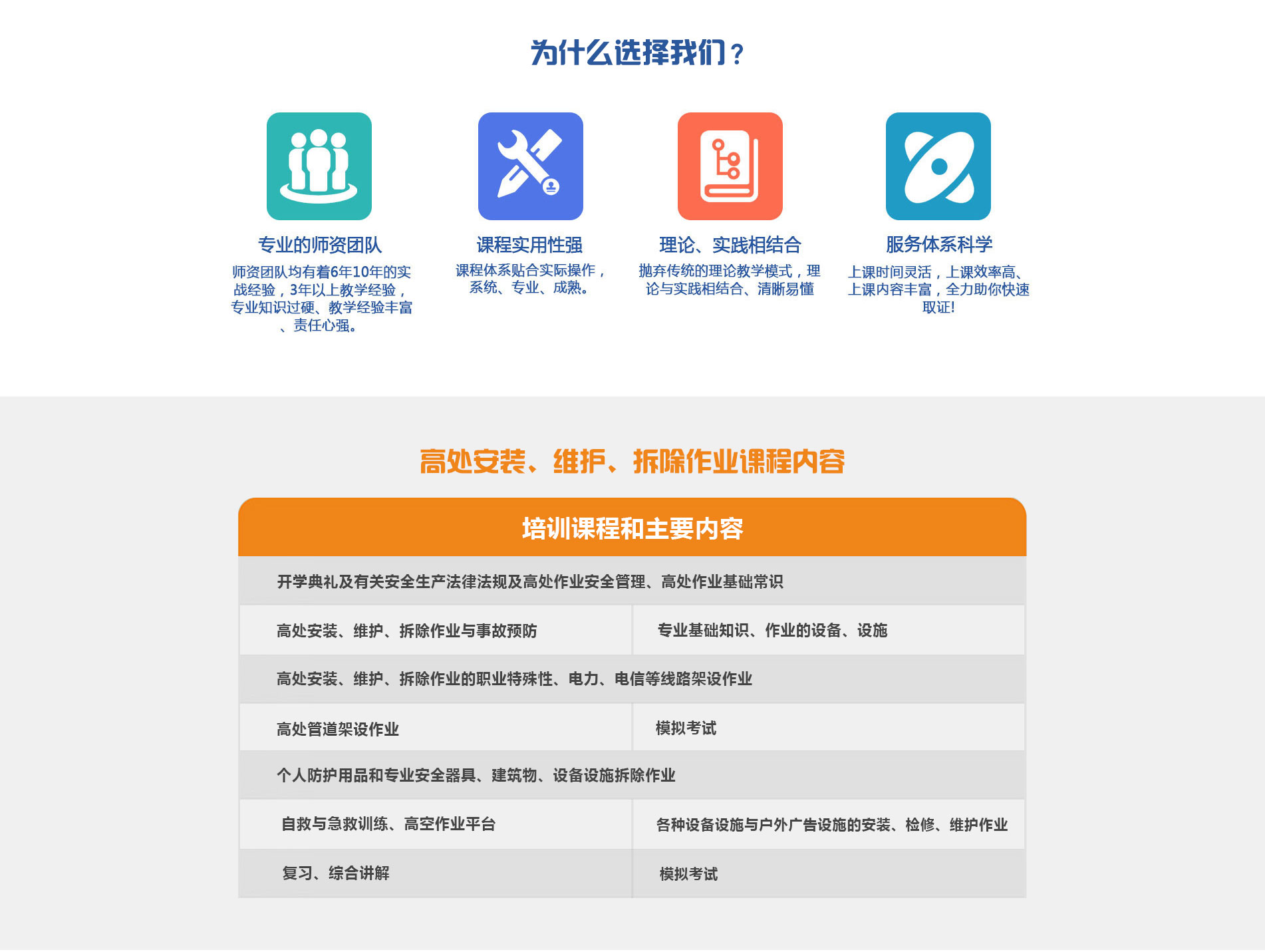 登高證培訓、高空作業證培訓